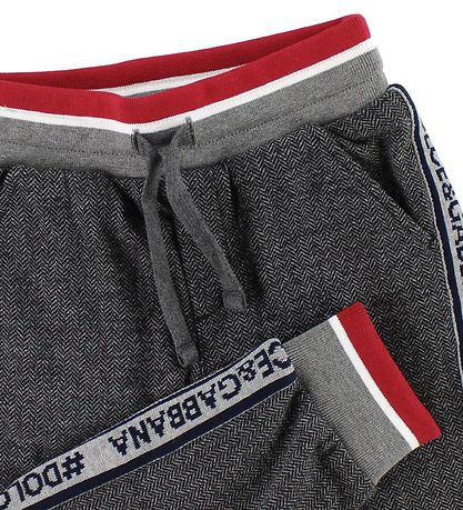 Dolce & Gabbana Trousers - Viscose/Wool/Acrylic - Charcoal Dolce & Gabbana Trousers - Viscose/Wool/Acrylic - Charcoal