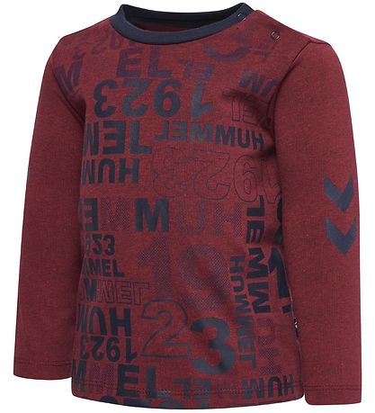 Blouse Hummel - HML Derrick - Bordeaux av. Imprimé