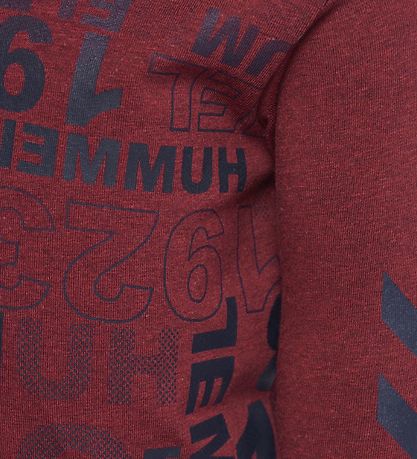 Blouse Hummel - HML Derrick - Bordeaux av. Imprimé