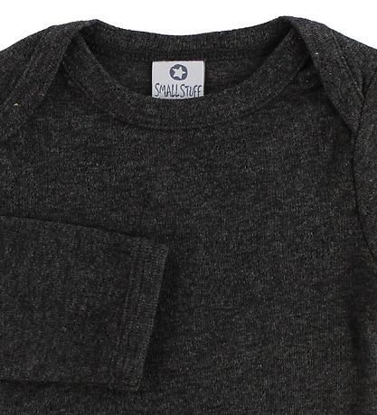 Body m/l Smallstuff - Charbon Chiné av. Éléphants Body m/l Smallstuff - Charbon Chiné av. Éléphants