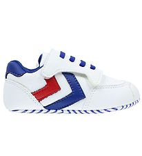 Hummel Slippers - HMLPre Runner - White/Navy/Red Hummel Slippers - HMLPre Runner - White/Navy/Red