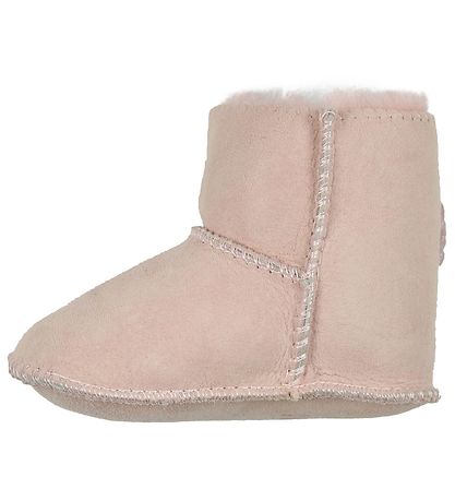 En Fant Lammeskindsfutter m. For - Lyserød