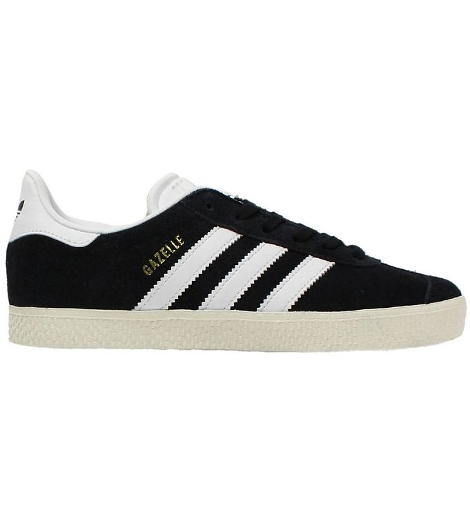 Adidas Gazelle Core Black Cloud White Gold Metallic
