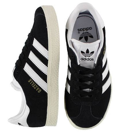 adidas Originals Sko - Gazelle - Sort/Hvid m. Snøre