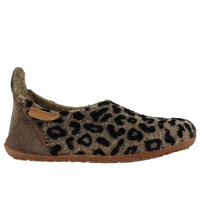 Bisgaard Hjemmesko - Uld - Brun Leopard Bisgaard Hjemmesko - Uld - Brun Leopard