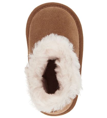Bottes en peluche EMU Australia - Toddle - Marron av. Velcro