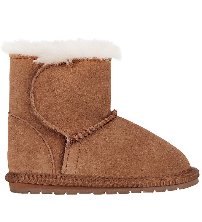 EMU Australia Bamsestøvler - Toddle - Brun m. Velcro