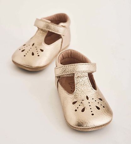 Bisgaard Ballerina Slippers - Gold Pattern Bisgaard Ballerina Slippers - Gold Pattern