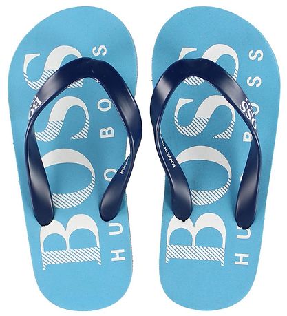 BOSS Slippers - Turkoois/Navy BOSS Slippers - Turkoois/Navy