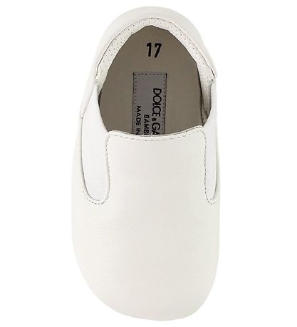 Dolce & Gabbana Soft Sole Leather Shoes - White