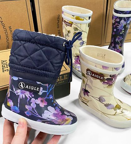 Aigle Termostøvler - Giboulee - Dark Flower Aigle Termostøvler - Giboulee - Dark Flower
