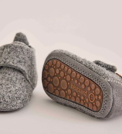 Bisgaard Hjemmesko - Uld - Grå Bisgaard Hjemmesko - Uld - Grå