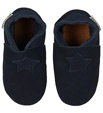 En Fant Slippers - Navy Suede w. Star