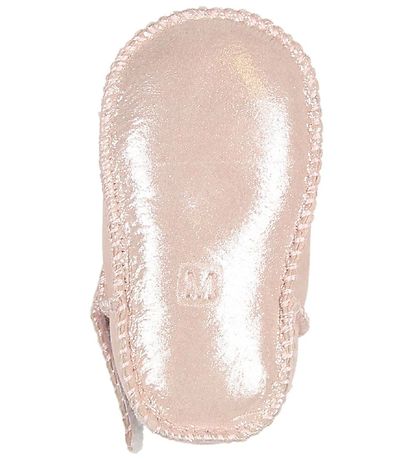 En Fant Lammeskindsfutter m. For - Lyserød Metallic