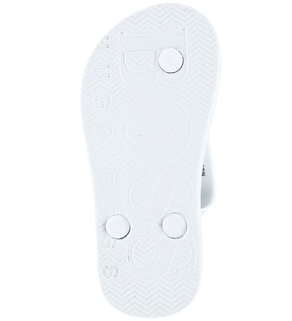 BOSS Klipklapper - Hvid m. Lyseblå BOSS Klipklapper - Hvid m. Lyseblå