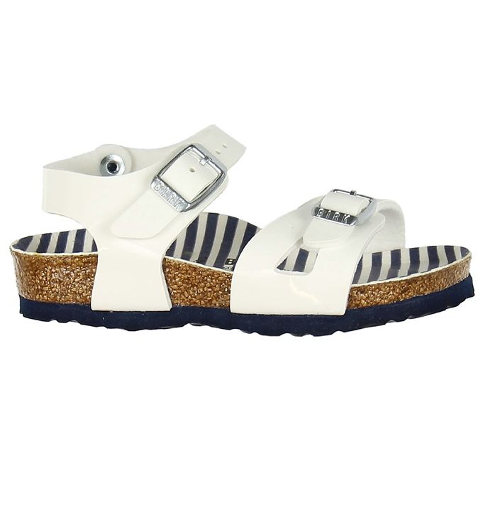 Birkenstock Sandaler - Rio - Nautical Stripes White