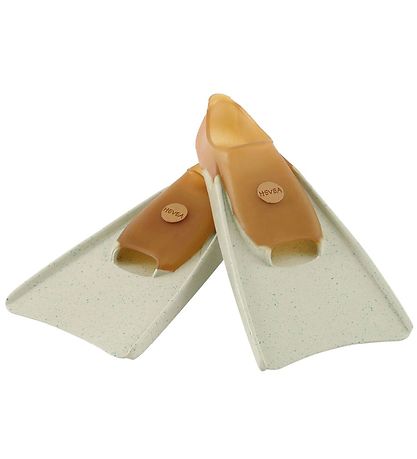Hevea -Flossen - Naturgummi - Melierte Minze Hevea -Flossen - Naturgummi - Melierte Minze