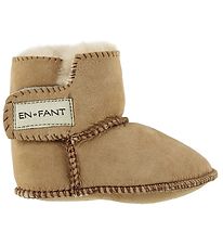 En Fant Sheepskin Slippers - Brown En Fant Sheepskin Slippers - Brown