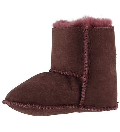 En Fant Lammeskindsfutter m. For - Bordeaux