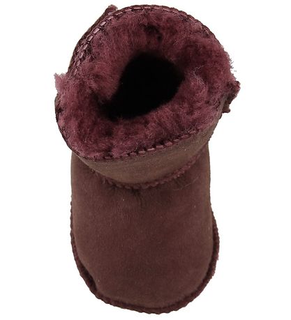 En Fant Lammeskindsfutter m. For - Bordeaux