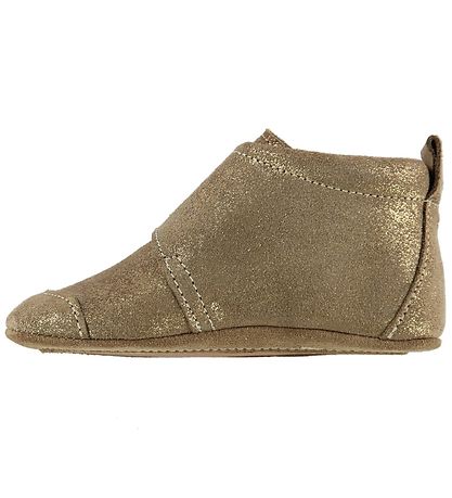 En Fant Hjemmesko - Beige m. Glimmer