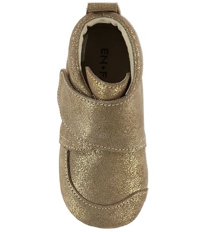 En Fant Hjemmesko - Beige m. Glimmer