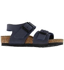 Birkenstock Sandaler - New York - Nubuck Navy Birkenstock Sandaler - New York - Nubuck Navy