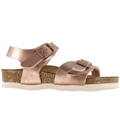 Birkenstock Sandaler - Rio - Metallic Copper Birkenstock Sandaler - Rio - Metallic Copper