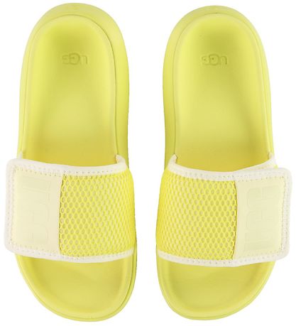 UGG Badslippers - LA Light Glijbaan - Geel/Wit