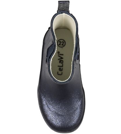 CeLaVi Gummistøvler - Korte - Navy m. Glimmer