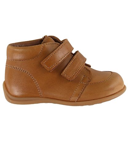 Bisgaard Begyndersko - Luca - Cognac m. Velcro Bisgaard Begyndersko - Luca - Cognac m. Velcro