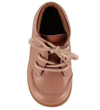 Bisgaard Begyndersko - Luca Lace - Pudderrosa m. Snørebånd