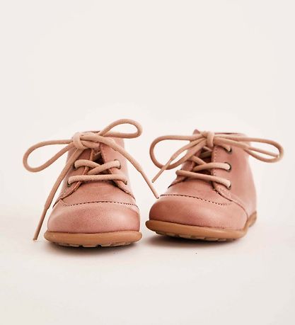 Bisgaard Begyndersko - Luca Lace - Pudderrosa m. Snørebånd