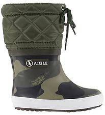 Aigle Termostøvler - Giboulee - Camou Kaki Aigle Termostøvler - Giboulee - Camou Kaki