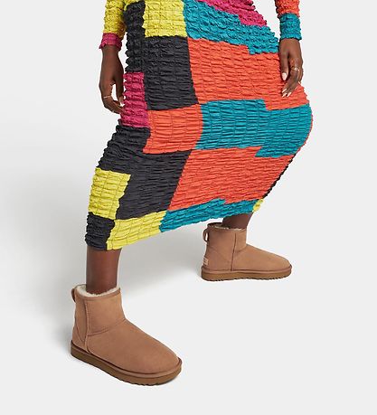 UGG Bamsestøvler - W Classic Mini II - Chestnut