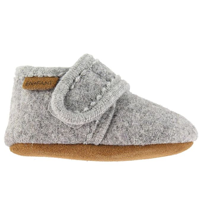 En Fant Hjemmesko - Unisex Hjemmesko - Gråmeleret