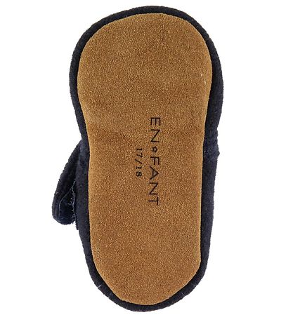 En Fant Hjemmesko - Uld - Navy