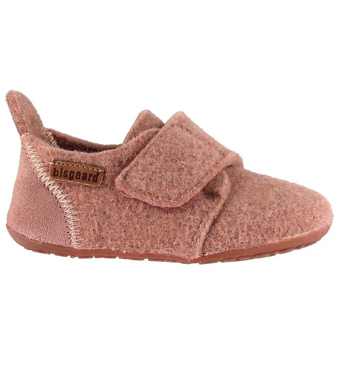 Bisgaard Rose Hjemmesko Med Velcro - Str. 32