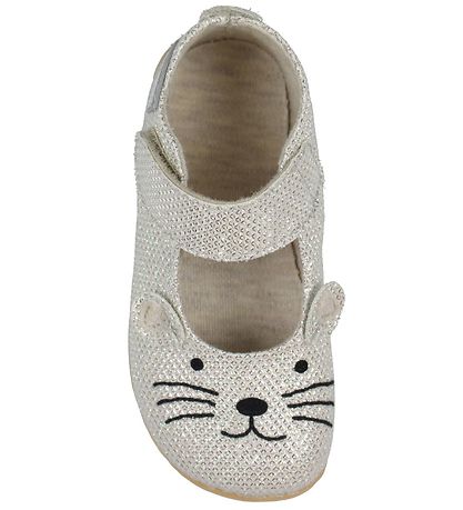Living Kitzbühel Ballerina - Silver Glitter w. Mouse Living Kitzbühel Ballerina - Silver Glitter w. Mouse