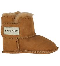En Fant Lammeskindsfutter m. For - Leather Brown En Fant Lammeskindsfutter m. For - Leather Brown