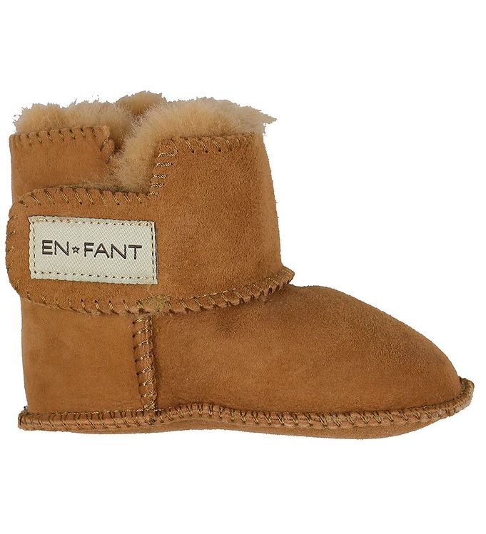 En Fant Lammeskindsfutter m. For - Leather Brown