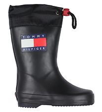 Tommy Hilfiger Gummistøvler - Sort Tommy Hilfiger Gummistøvler - Sort