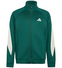 Adidas Performance Cardigan - J STD TRCK - Cgreen/Ivory