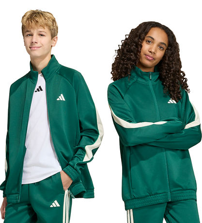 Adidas Performance Cardigan - J STD TRCK - Cgreen/Ivory