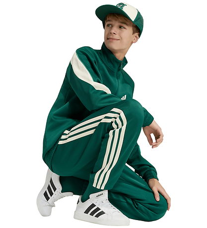 adidas Performance Bukser - J STD TRCK - Cgreen/Ivory