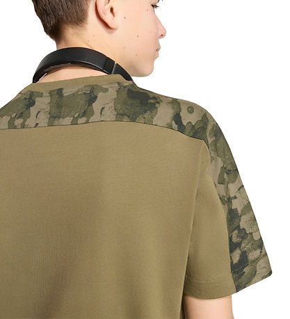 adidas Performance T-shirt - J Camo - Olistr/Junink