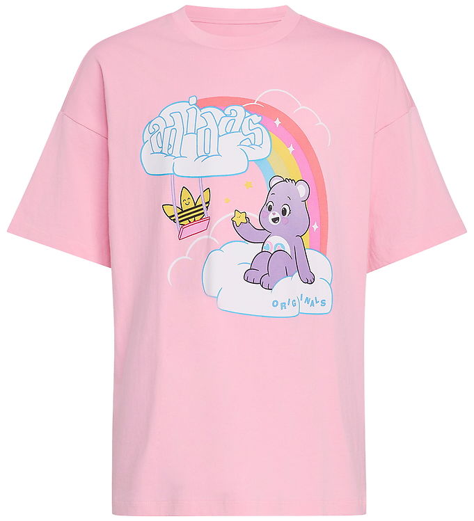 adidas Originals T-shirt - GFX - Light Pink m. Care Bears