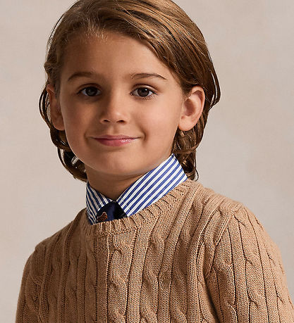 Polo Ralph Lauren Bluse - Strik - Cable - Camel