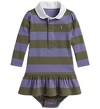 Polo Ralph Lauren Dress/Bloomers - Rugby - Summer Purple Multi