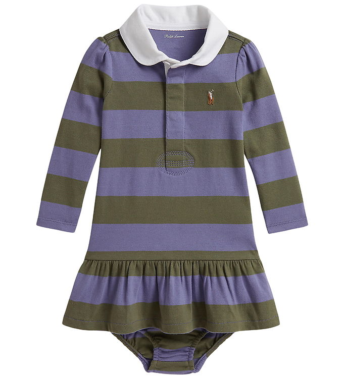 Polo Ralph Lauren Kjole/Bloomers - Rugby - Summer Purple Multi